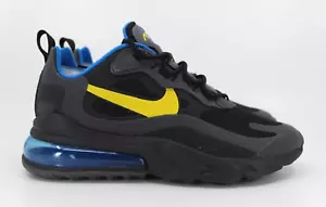 Nike Air Max 270 React Black Tour Giallo Grigio Scuro DA1511-001 - Foto 1 di 18