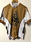 UCF Knights Cycling Jersey Adrenaline Men's 42 XL 3/4 Zip Back Pockets Spell Out