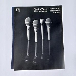 Electro Voice Microphones Transducer Research Series Vtg Reference Brochure... - Picture 1 of 3