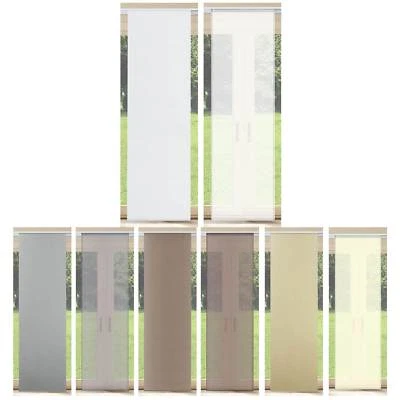 Schiebevorhang Schiebegardine transparent o. Blickdicht Flächen-Vorhang Gardine - Bild 1 von 4