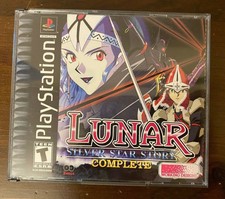 Vintage Playstation PS1 Game RPG Lunar Silver Star Story Complete Tested Works 