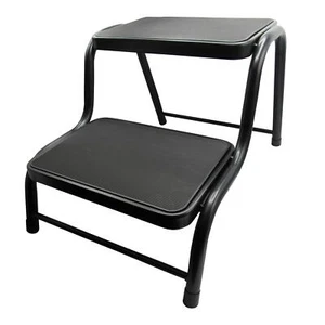 Trampolín antideslizante paso 2 niveles (ajuste universal antideslizante hágalo usted mismo escaleras al aire libre) - Imagen 1 de 14