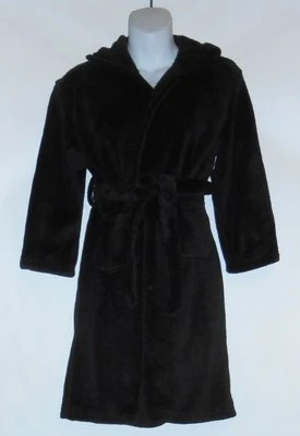 Joe Boxer Boys Super Plush Fleece Hooded Dragon Wrap Robe Black S/6-7 NWT - Image 1 of 2