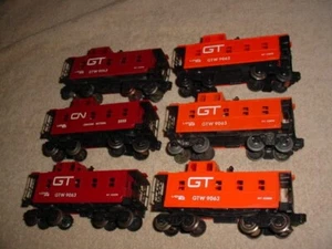 6- LIONEL Square Window  CABOOSE  LOT - ALL GRANDE TRUNK      027 - Picture 1 of 1