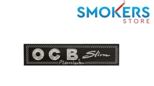 Papeles para cigarrillos OCB negros premium tamaño king delgados grandes rodantes para fumar - Imagen 1 de 1