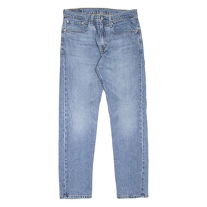 LEVI'S 502 Jeans Mens Blue Regular Tapered Stone Wash W34 L31 - Picture 1 of 6