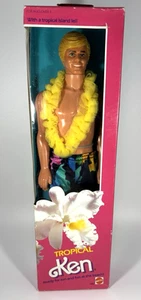Barbie Doll Tropical Ken 1985 Mattel In Box #1020 NOS - Picture 1 of 9