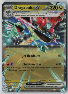 Dragapult ex 130/167 Pokemon TCG Twilight Masquerade Holo Rare (Near Mint) NM 2 - Image 1 of 2
