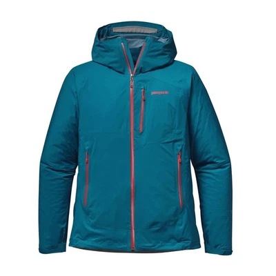Patagonia Stretch RainShadow Jacket Mens Large Blue/Red Hooded Lightweight H2NO - Image 1 of 4