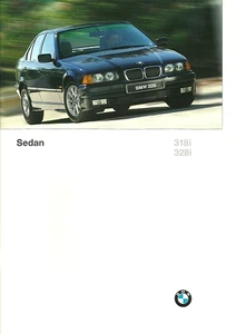 BMW 3er Limousine 1997 Prospekt Katalog US 97 318i 328i - Bild 1 von 1
