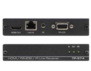 Kramer TP-574 Twisted Pair HDMI HDCP 2.2 Receiver RS-232 IR Long-Reach C6 - Exc - Picture 1 of 6