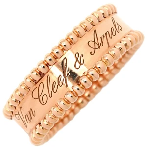 Van Cleef & Arpels Ring ring Perle Senior Tulle 18K Pink Gold  Rose gold # - Picture 1 of 7