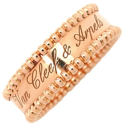 Van Cleef & Arpels Ring ring Perle Senior Tulle 18K Pink Gold  Rose gold # - Image 1 of 4