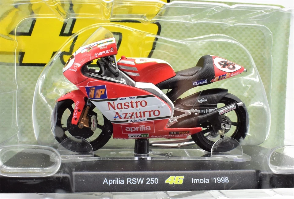 Modellautos motorrad Valentino Rossi 1:18 aprilia RSW 250 Imola 1998 Gp Motor - Bild 1 von 1