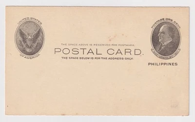 TARJETA POSTAL FILIPINAS UX3 MUY ESCASA Q974 Foto 1 de 2