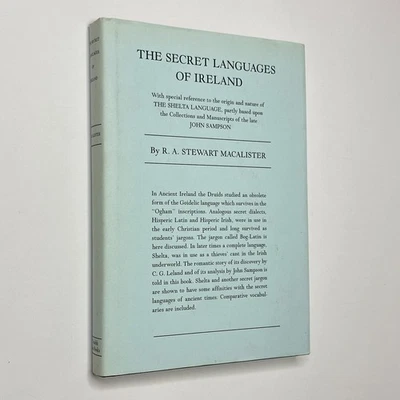 Ogham & Shelta Philology "The Secret Languages of Ireland" Macalister (1997, HC) - Image 1 of 4