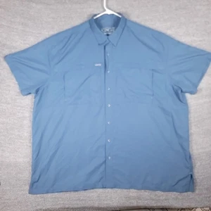 GameGuard Outdoors Shirt Mens 5XL Short Sleeve Button Up Fishing Vented 1023 - Picture 1 of 8
