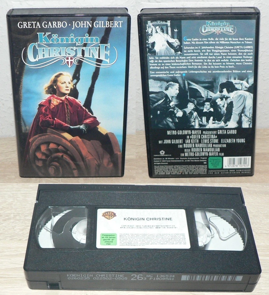 Königin Christine  VHS  mit Greta Garbo u.a. Klassiker  Hardbox   *Rarität*  :-) - Bild 1 von 1