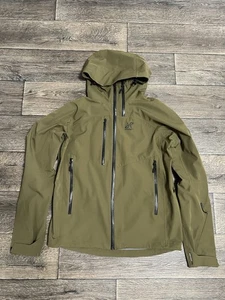 revolution race jacket hypershell pro recco hooded men medium nylon outdoor - Picture 1 of 13