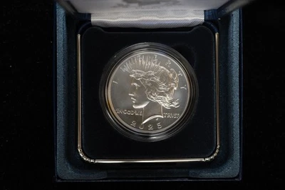 2025 Silver Peace Dollar US Mint in Box with COA! - Image 1 of 4