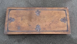 CRESTA DE PLATA de colección con caja de cigarros/cigarrillos de cobre - Imagen 1 de 13