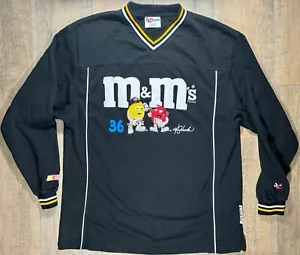 Vintage Y2K M&M's Kyle Busch #36 Embroidered Knit Jersey Longsleeve Shirt Size L - Picture 1 of 19