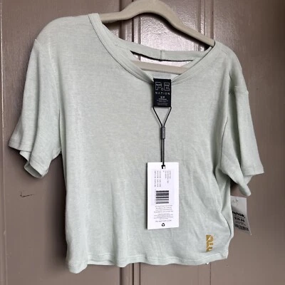 P.E. Nation Universal Tee Celadon Green Small Brand New With Tags - image 1 of 4