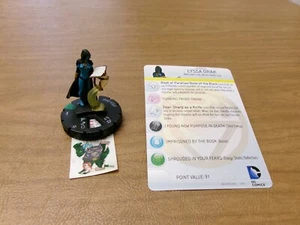 =HeroClix DC GUERRA DE LA LUZ Lyssa Drak 021 con tarjeta = - Imagen 1 de 1