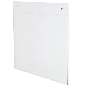 Dazzling Displays 25 Clear 11" x 8-1/2" Wall Mount Sign Holders - Picture 1 of 5