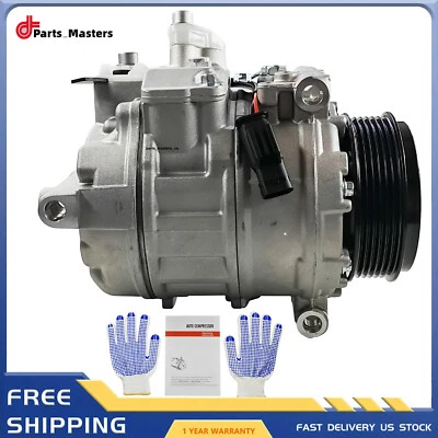 A/C Compressor w/ Clutch for Mercedes-Benz W222 S550 14-15 4.7L S63 AMG 14 5.5L - Image 1 of 4