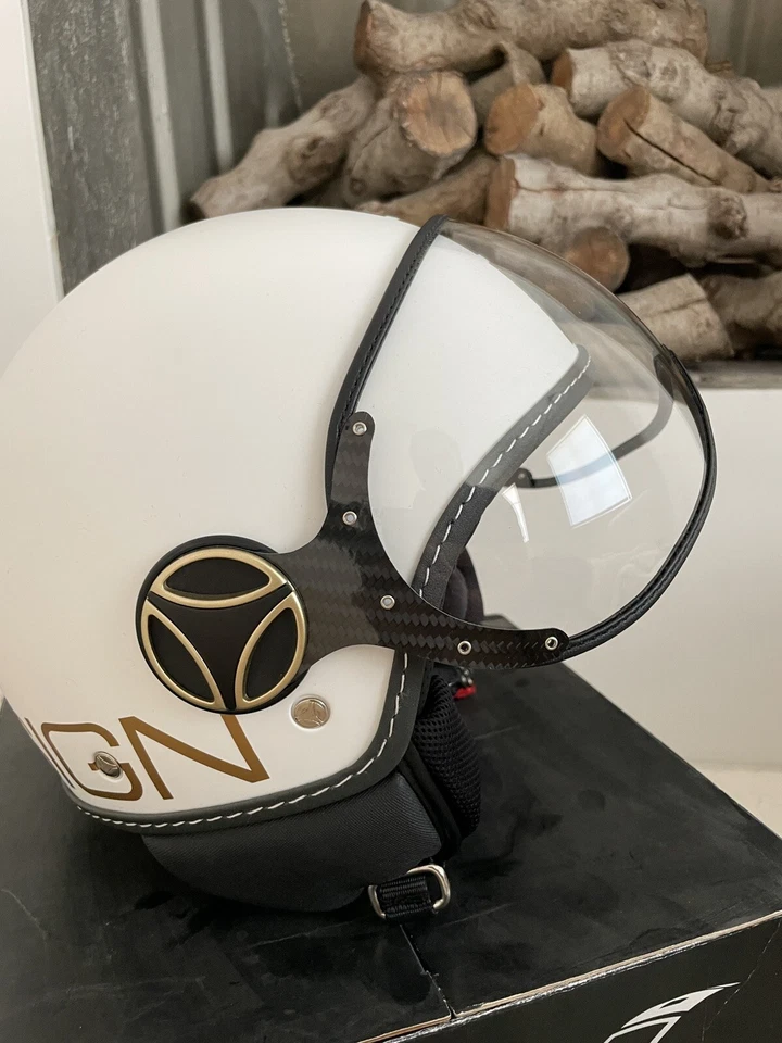 Momo Bianco Opaco - Motorcycle Helmet - Extremely Rare - Size S - Image 1 of 4