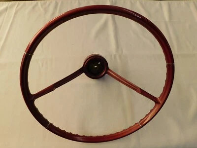 Volante Corvair Burgandy Maroon Monza fabricante de equipamento original Chevrolet 1965 1966 1967 - Imagem 1 de 4