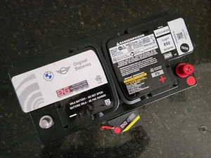NEW/OEM AGM HEAVY BMW BATTERY 92AH CCA850 612010 BMW 61212353812 61215A40E29 - Picture 1 of 18