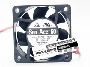 Ventilador de refrigeración 1 pieza Sanyo 6020 6CM 9GA0612H6006 DC12V 0.09A DC - Imagen 1 de 2