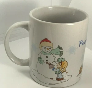 Precious Moments Peace On Earth Christmas Coffee Mug 2009 Sherwood Cup - Picture 1 of 6