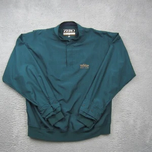 Zero Restriction Golf Pullover XL Green Houndstooth 1/2 Snap Windbreaker Wilds - Picture 1 of 13