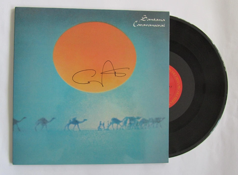 Carlos Santana Autogramm signiert signed LP Vinyl Caravanserai - Bild 1 von 1