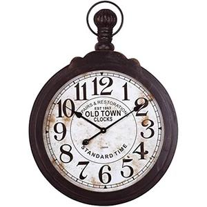Black Wood Timepiece Wall Clock - Picture 1 of 1