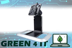 HP Monitor Fuß 17-24 Zoll 464185-001 Pivot höhenverstelbar drehbar - Bild 1 von 4