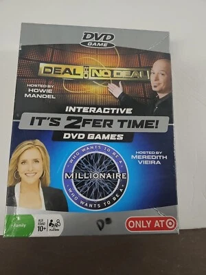 Deal Or No Deal & Who Wants To Be A Millionaire 2 For 1 Interactive DVD Game New - Image 1 of 2