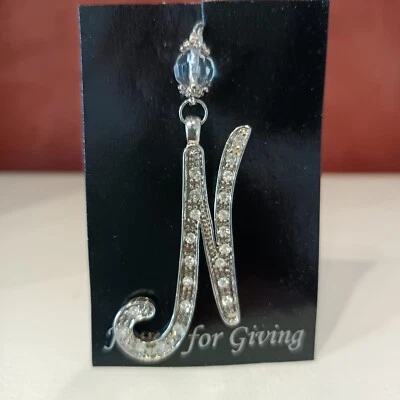 Pendaglio Lettera Dorata N di #Nicole - Immagine 1 di 4