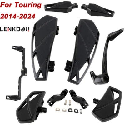 US Footpegs Floorboard Brake Pedal Shift Pegs For Harley Electra Road Glide King - Image 1 of 4