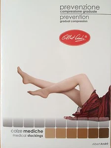 SELBSTHALTENDE VORBEUGENDE SOCKEN 70 DEN komp.graduiert 8-13 mmHg Albert Andrè 438 - Bild 1 von 1