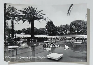 50306 Cartolina - Catania - Caltagirone - Giardino Pubblico laghetto dei cigni - Bild 1 von 2
