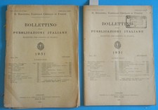 BOLLETTINO DELLE PUBBLICAZIONI ITALIANE ricevute per diritto di stampa 1931