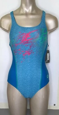 Arena Damen Sport Badeanzug Copacabana Einteiler LB Deep_Sea,Bali_Green Neu - Bild 1 von 3