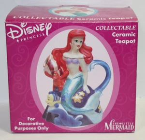 Disney Princess The Little Mermaid Collectible Kreisler Ceramic Teapot Ariel - Picture 1 of 6