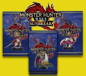 ALL 16PCS Amiibo MONSTER HUNTER RISE PVC NFC Card Fast Shipping!Free Stickers! - Picture 1 of 14