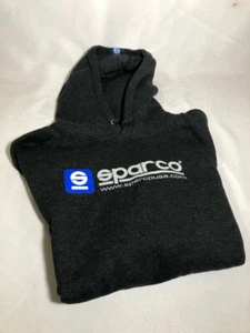 Sparco WWW Grey Hoodie Sweatshirt Pullover Hoodie Large 100% Cotton Genuine NEW - Picture 1 of 1