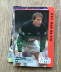 PRO-SET FOOTBALL TRADING CARD - WEST HAM UNITED FIXTURE LIST 1991-92 -CARD NO 21 - Picture 1 of 1
